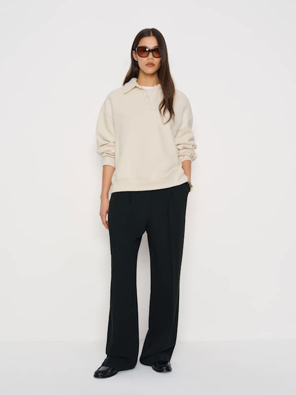 Nico Classic Polo Sweatshirt - Almond